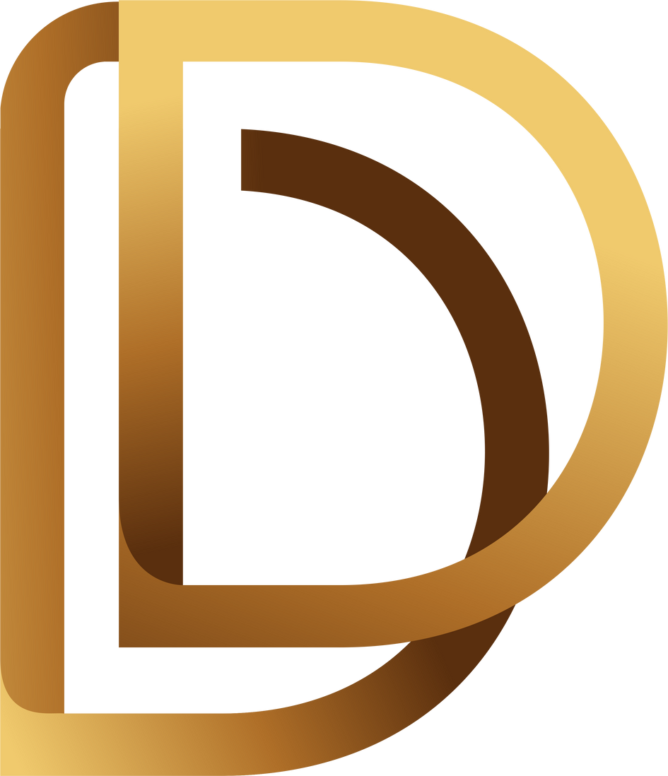 d initial luxury logo